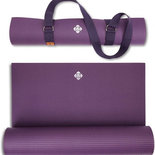 ALKEMIE 'Grip & Flow' Dual Texture Yoga Mat Purple