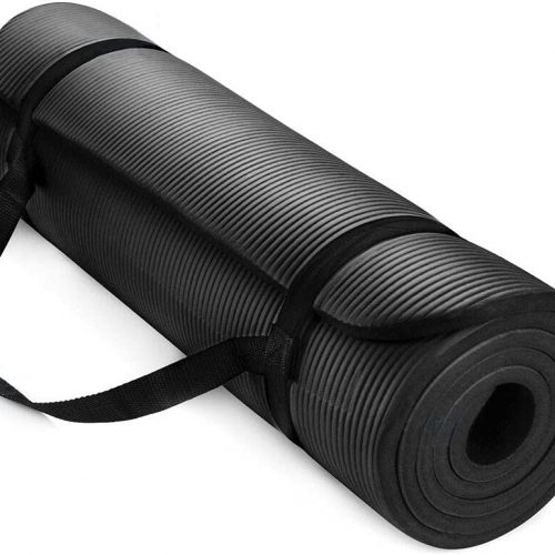 ANZSTOCK 20mm Extra Thick Black Yoga mat