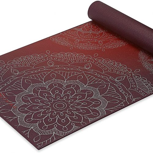 Gaiam Metallic Sunset 6mm Thick Yoga Mat