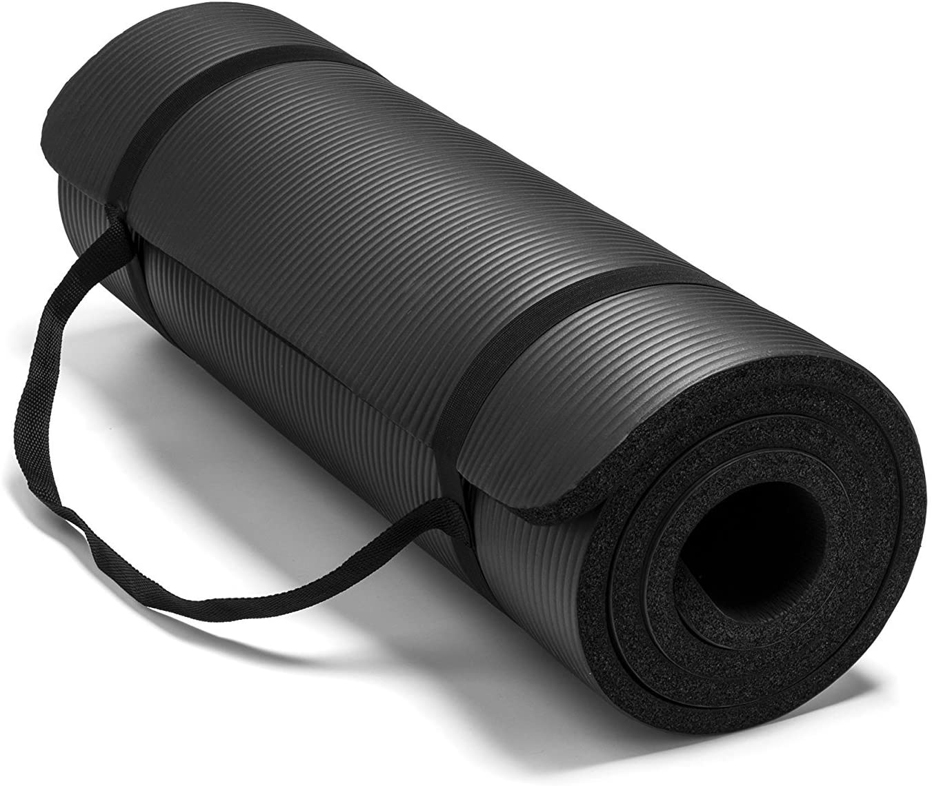 Cenblue Large 10mm Thick Yoga with carrying strap
