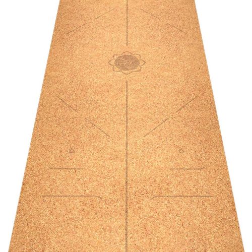 FrenzyBird 5 mm Cork Yoga Mat with Carrying Strap