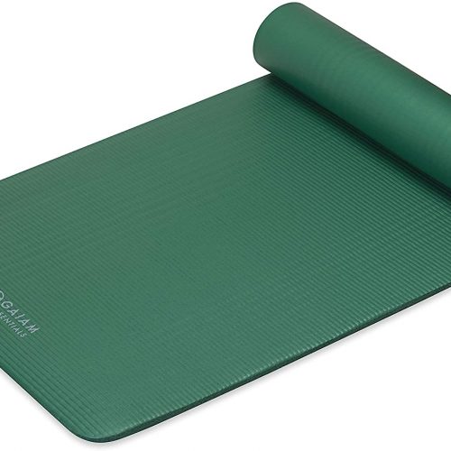 green gaiam thick yoga mat