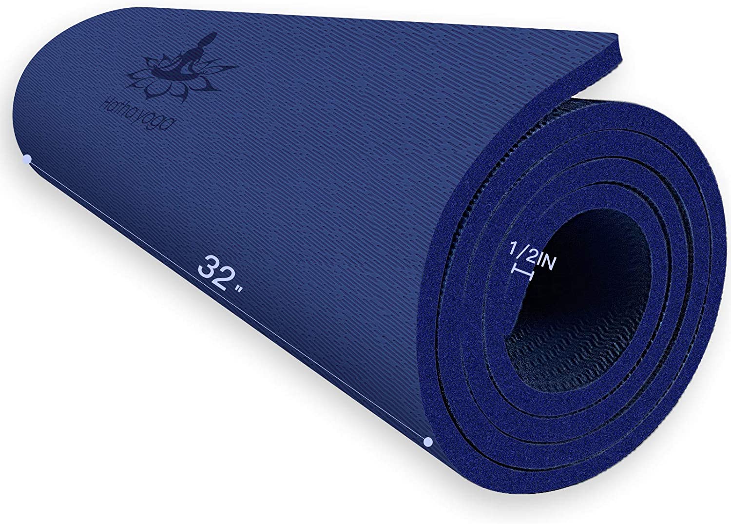 Hatha Yoga Extra Thick 12mm Yoga Mat (Blue)