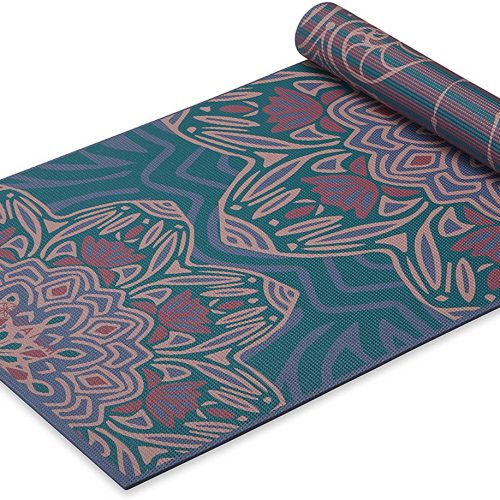 Jade Salutation Reversible Gaiam 6mm Thick Yoga Mat