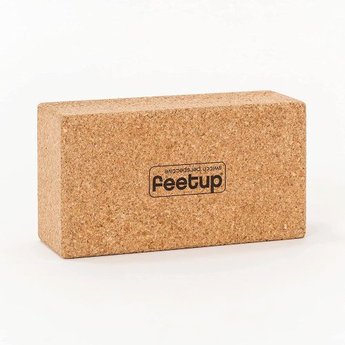 The FeetUp Cork Yoga Block