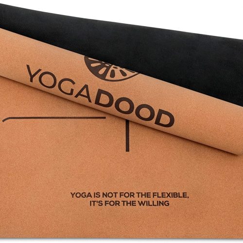 Yoga Dood Orange Cork Yoga Mat